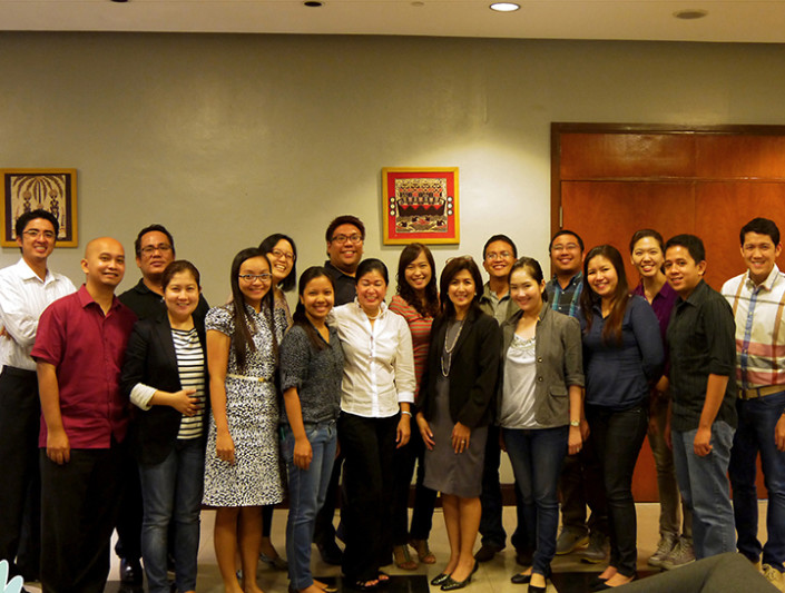 L to R: Kristoffer Wycoco, Jay Lontoc (Telus), Jason Geradela, Carlota Cordero (Sterling Bank), Hannah Ronquillo (Megawide Construction), Nicole Nicolas (Firsher-Rosemount Systems), Janice Cuevas (Sterling Bank), Raver Santos (Telus), Fe Villanueva (BSP), Cristine Salama-Eid (Emerson), Armi Treñas (LPPI-Facilitator), Joel Rayo (Lafarge), Kristine Gomez (BSP), Christian Dolor (Lafarge), Rachelle Mindo (Lafarge), Krysty Myzyl Choi (Smart), Ryan Villar (BSP)