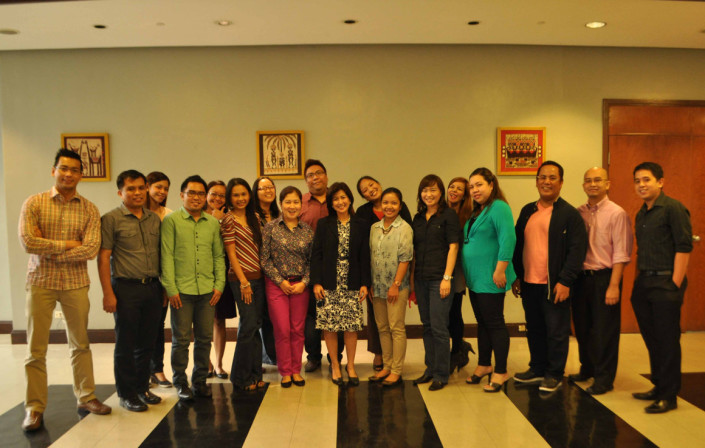 L-R: Mike Santos (Globe), Tedelito Tabanao (Lafarge), Marianne Cruz (BSP), Joed Cruz (ACDI), Hannah Ronquillo (Megawide Construction), Evangeline Otero (Telus), Nicole Nicolas (Fisher-Rosemount Systems), Carlota Cordero (Sterling Bank), Raver Santos (Telus), Armi Treñas (LPPI-Facilitator), Maricar Fajardo (Globe), Janice Cuevas (Sterling Bank), Cristine Salama-Eid (Emerson), Francine Luanne Collantes (ACDI), Charibel Zabala (Globe), Jason Geradela, Jay Lontoc (Telus)